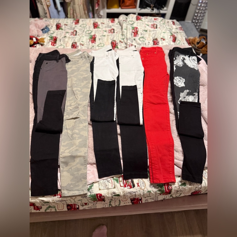 Hudson Jeans Women's Skinny Jeans - Black and white, GrayWhite, Red, Camouflage